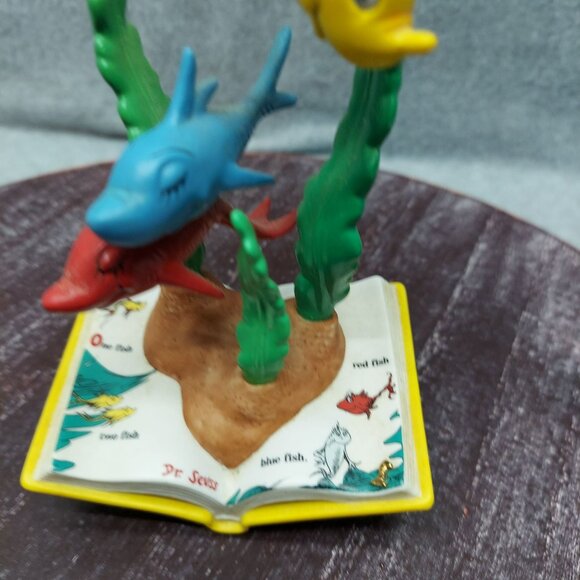 Dr. Seuss "One Fish Two Fish" Book Figurine - Picture 3 of 12